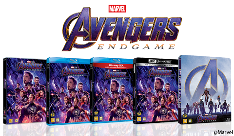 Avengers Endgame på disc