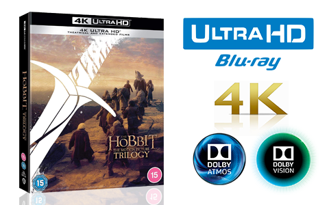 The Hobbit Trilogy UHD 4K blu ray