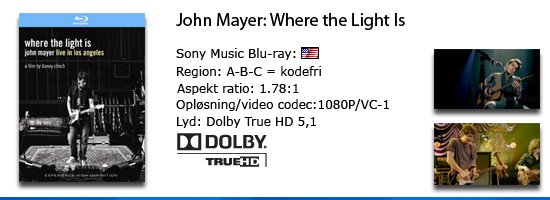 John Mayer: where the light is