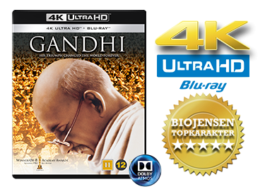 Gandhi UHD 4K blu-ray anmeldelse