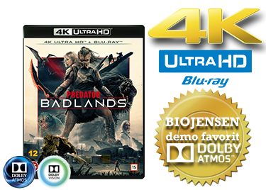 Predator: Badlands UHD 4K blu ray anmeldelse