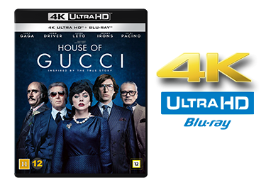 House of Gucci UHD 4K blu-ray anmeldelse