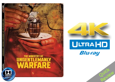 The Ministry of Ungentlemanly Warfare UHD 4K blu-ray Quick review