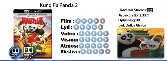 Kung Fu Panda 2 UHD 4K blu ray
