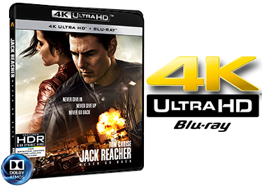 Jack Reacher: Never Go Back UHD 4K blu-ray anmeldelse