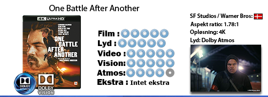 One Battle After Another UHD 4K blu ray