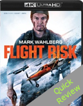Flight risk UHD 4K blu-ray Quick review