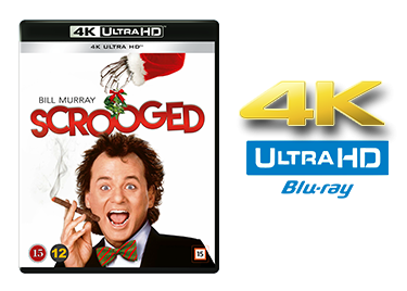 Scrooged UHD 4K blu ray anmeldelse