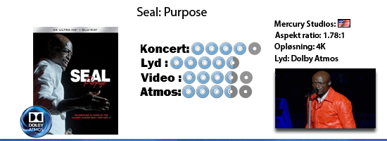 Seal: Purpose UHD 4K Blu-ray