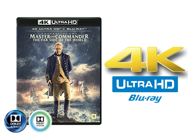 Master and Commander UHD 4K blu ray anmeldelse