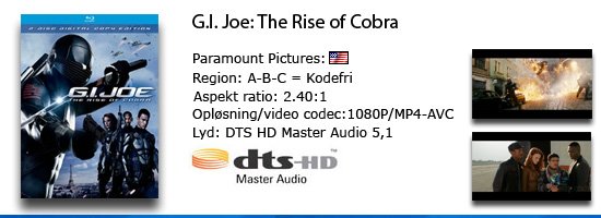 G.I Joe: The rise of cobra