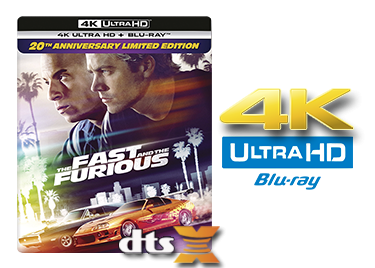 The fast and the furious UHD 4K blu-ray anmeldelse