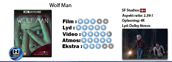 Wolf Man UHD 4K blu ray