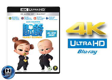 Boss baby family business UHD 4K blu-ray anmeldelse