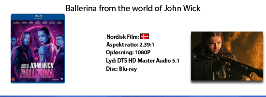 Ballerina from the world of John Wick blu ray