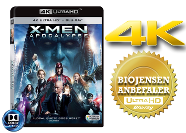 X-Men: Apocalypse UHD blu-ray anmeldelse