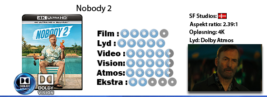 Nobody 2 UHD 4K blu ray