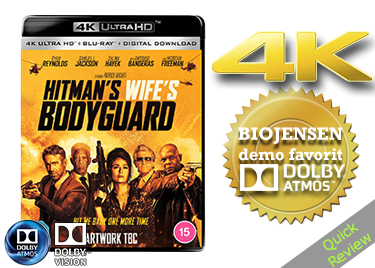 Hitmans wife bodyguard UHD 4K blu-ray Quick review