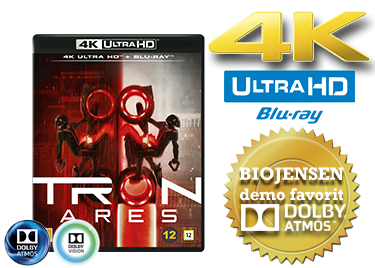 Tron Ares UHD 4K blu ray anmeldelse